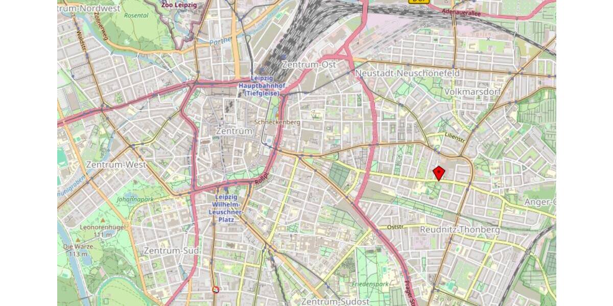 Etagenwohnung Leipzig Zentrum-Ost - 3 Zimmer, 82 m&sup2;, 1.220&euro; | Angebot:26162029