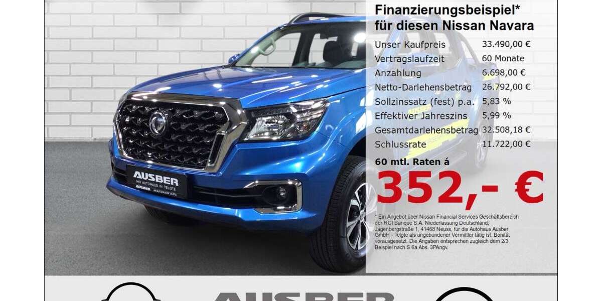 Nissan Navara 1.550 km 33.490 &euro; Telgte 48291