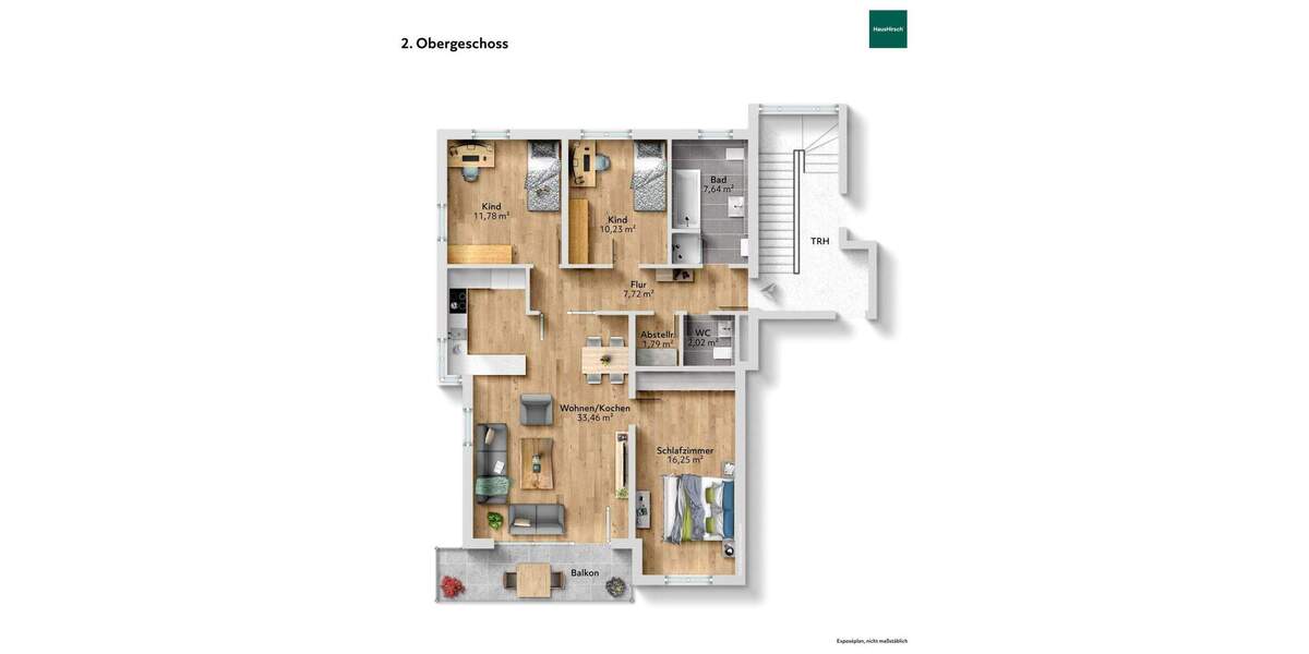 Etagenwohnung Gersthofen - 4 Zimmer, 95 m&sup2;, 499.000&euro; | Angebot:25742050