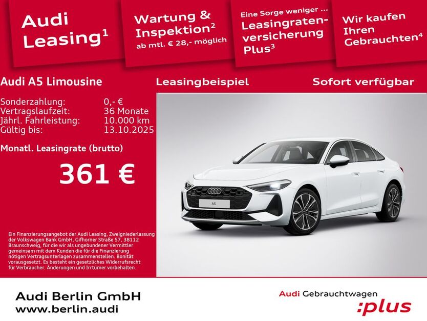 Audi A5 27.716 km 43.900 € Berlin 12489