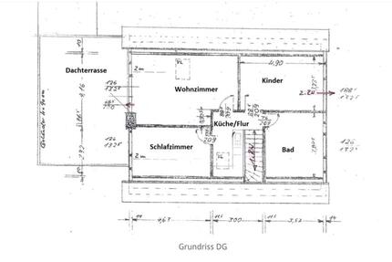 ANFRAGESTOP Wohnung DG 60m² + 40m² Dachterrasse 3 zimmer