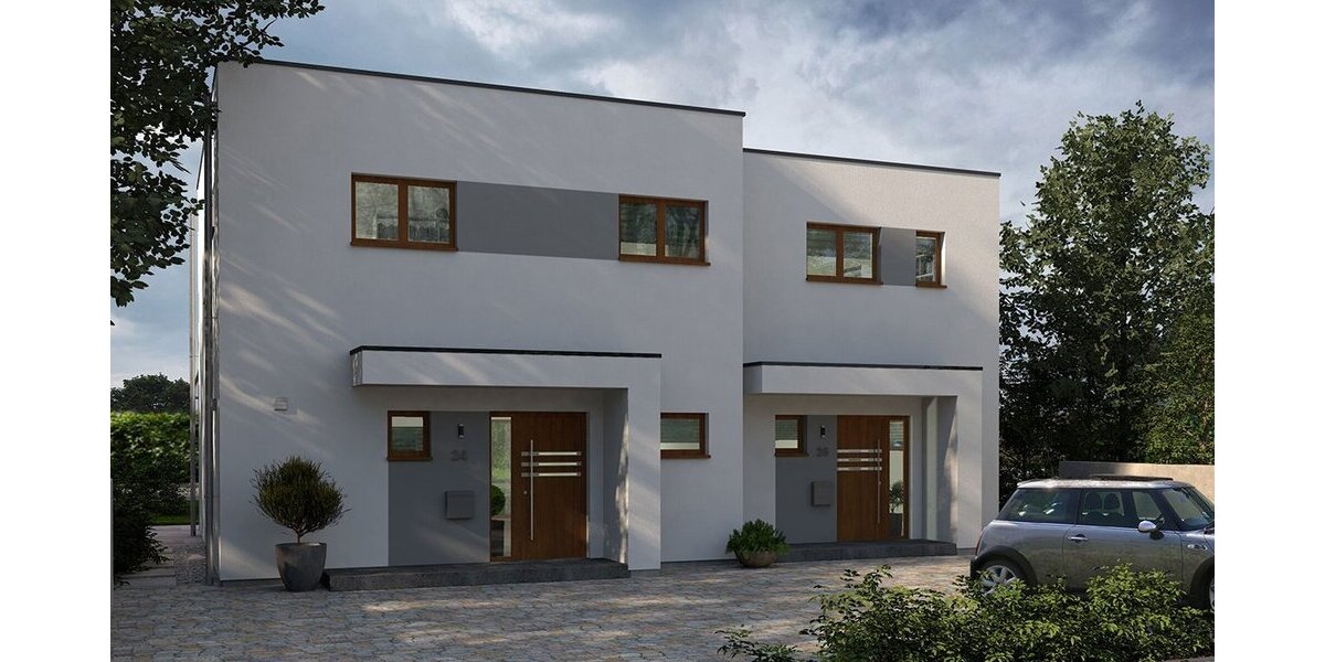 Modernes Mehrgenerationenhaus im Bauhausstil mit vielseitiger Einliegerwohnung - Mehrfamilienhaus, Wohnhaus Schweinfurt Bellevue | Angebot:27340887