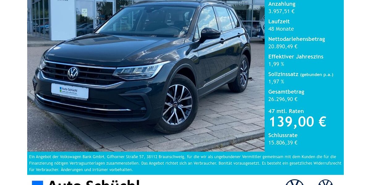 VW Tiguan 24.664 km 24.848 &euro; Schrobenhausen-Edelshsn. 86529