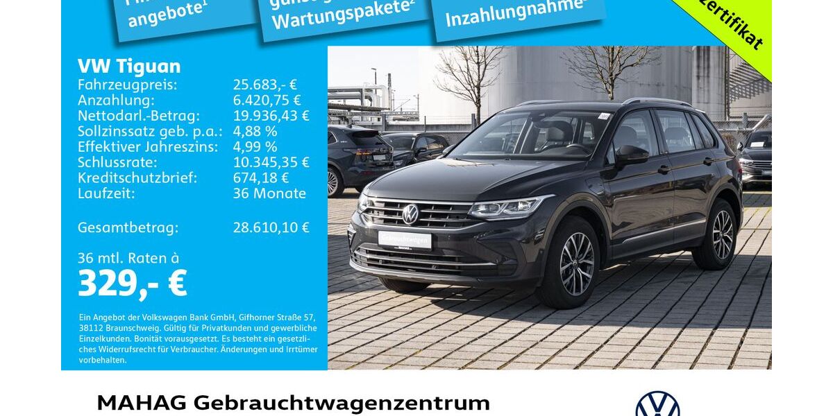 VW Tiguan 46.556 km 25.683 &euro; München 80935