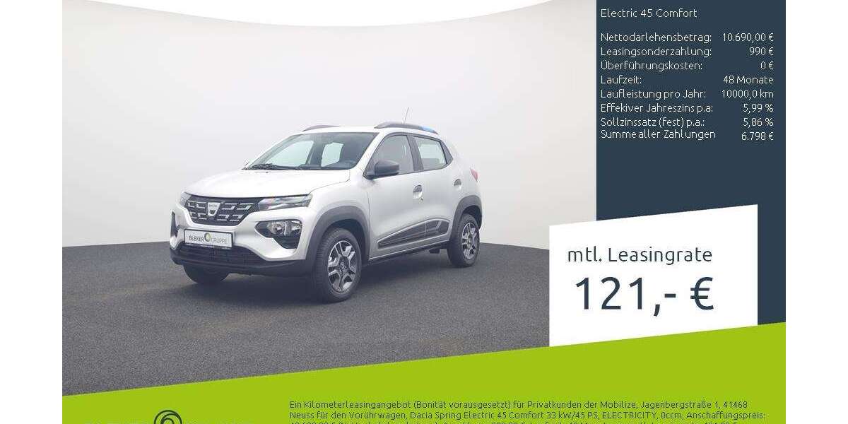 Dacia Spring 11.346 km 9.540 &euro; Ahaus 48683