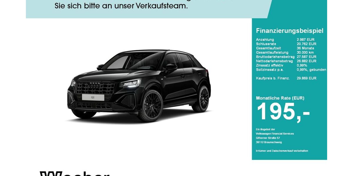 Audi Q2 8.771 km 29.359 &euro; Leonberg 71229