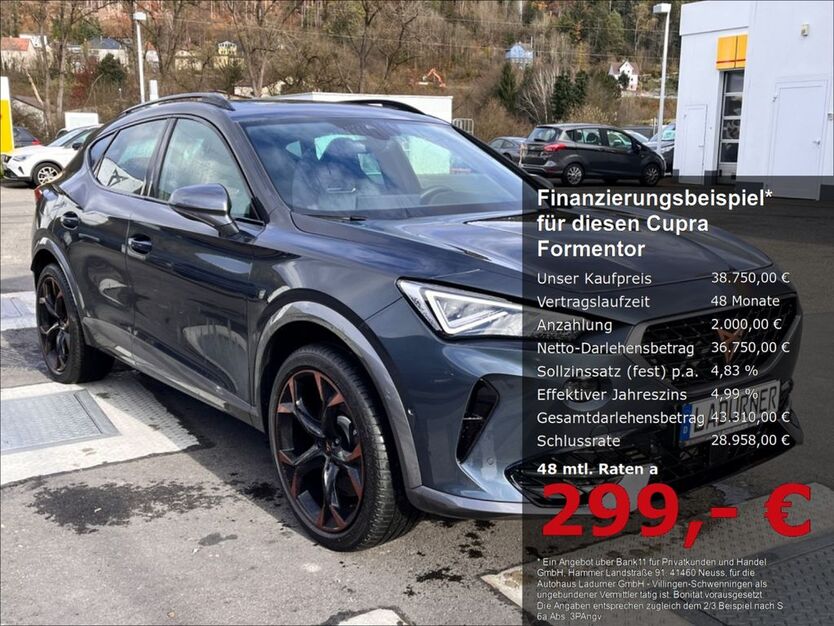 Cupra Formentor 9.520 km 38.750 € Villingen-Schwenningen 78052