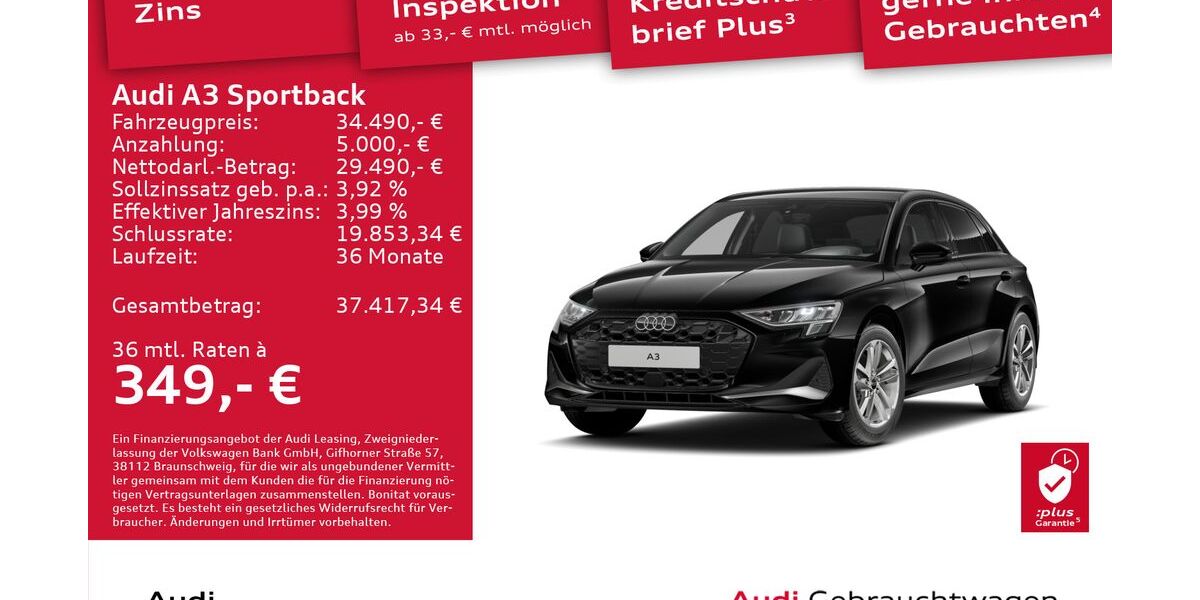 Audi A3 24.326 km 34.490 &euro; Dresden 01169
