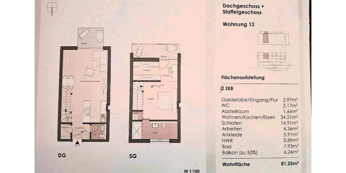 Erdgeschoßwohnung Kusel - 2 Zimmer, 58 m&sup2;, 225.000&euro; | Angebot:26416757