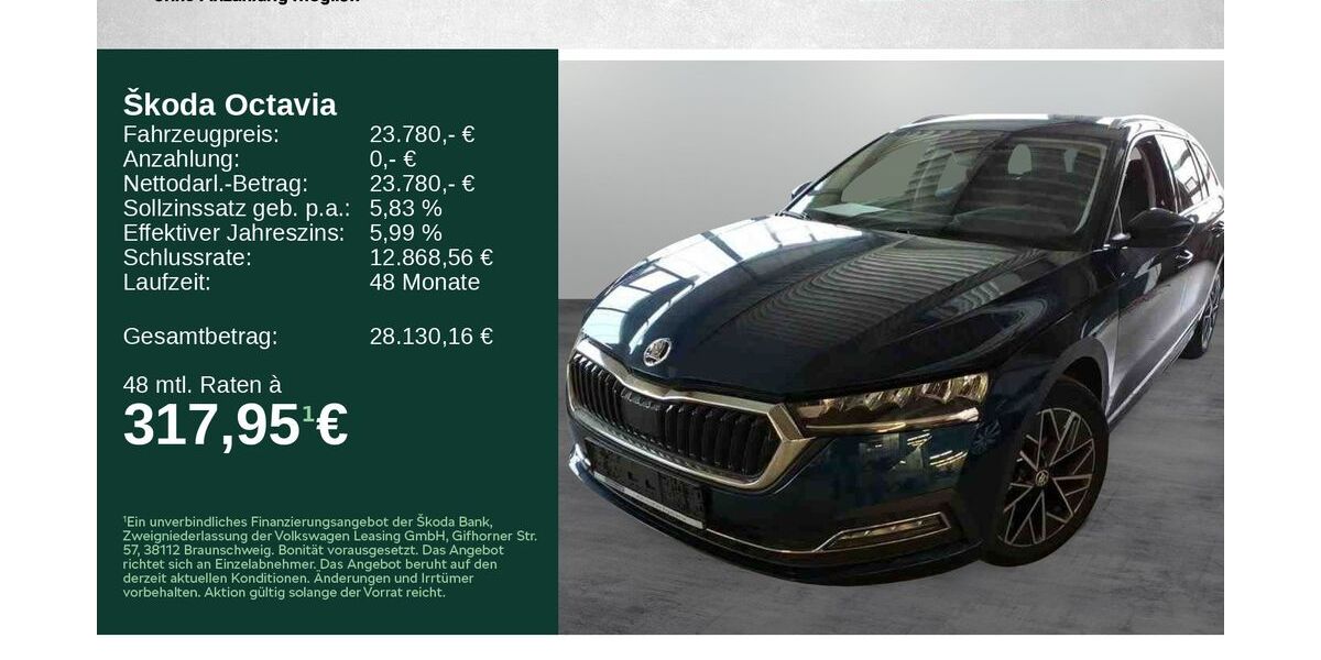 Skoda Octavia 74.500 km 22.180 &euro; Würzburg 97084