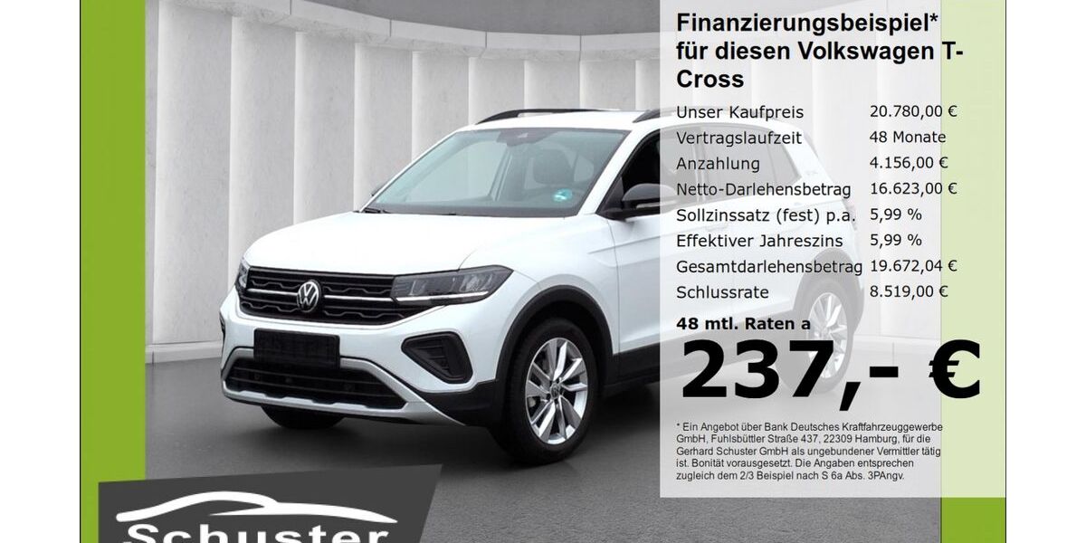 VW T-Cross 26.345 km 20.279 &euro; Ruhstorf 94099