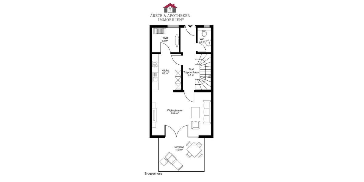 Reihenmittelhaus Lübeck St. Lorenz Nord - 5 Zimmer, 135 m&sup2;, 1.950&euro; | Angebot:25389904
