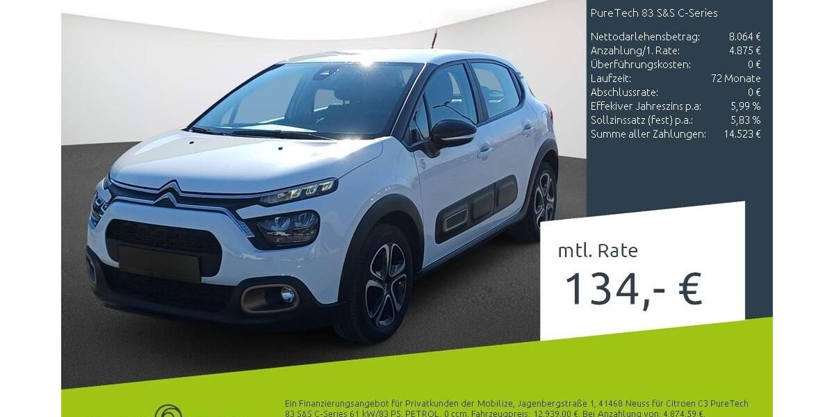 Citroen C3 7.643 km 12.350 &euro; Stuhr 28816