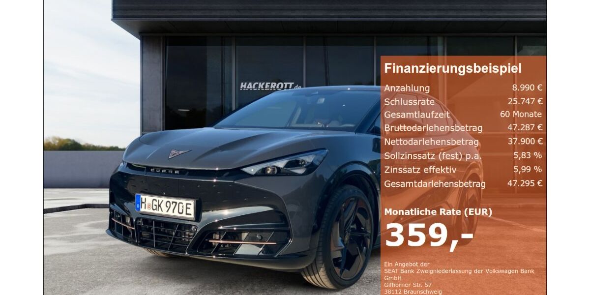 Cupra Tavascan 17.670 km 44.480 &euro; Hannover 30165