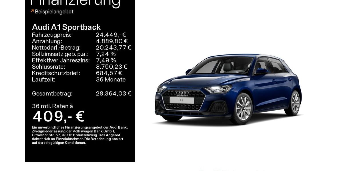 Audi A1 7.100 km 24.449 &euro; Mühlheim 63165