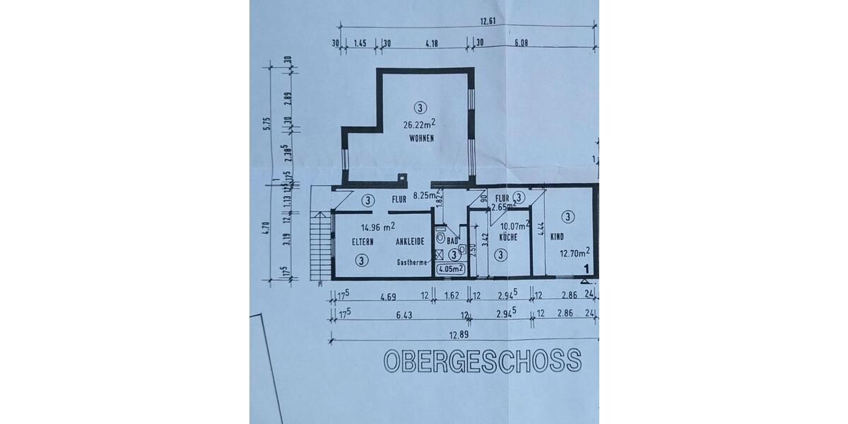 Dachgeschoßwohnung Engelskirchen - 3 Zimmer, 79 m&sup2;, 156.000&euro; | Angebot:26356576