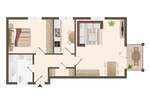 Etagenwohnung Würzburg Versbach - 2 Zimmer, 51 m&sup2;, 179.000&euro; | Angebot:26401355