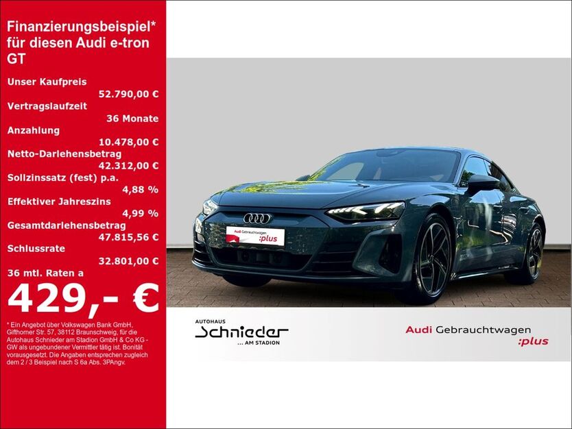 Audi e-tron GT 86.836 km 52.790 € Herford 32052