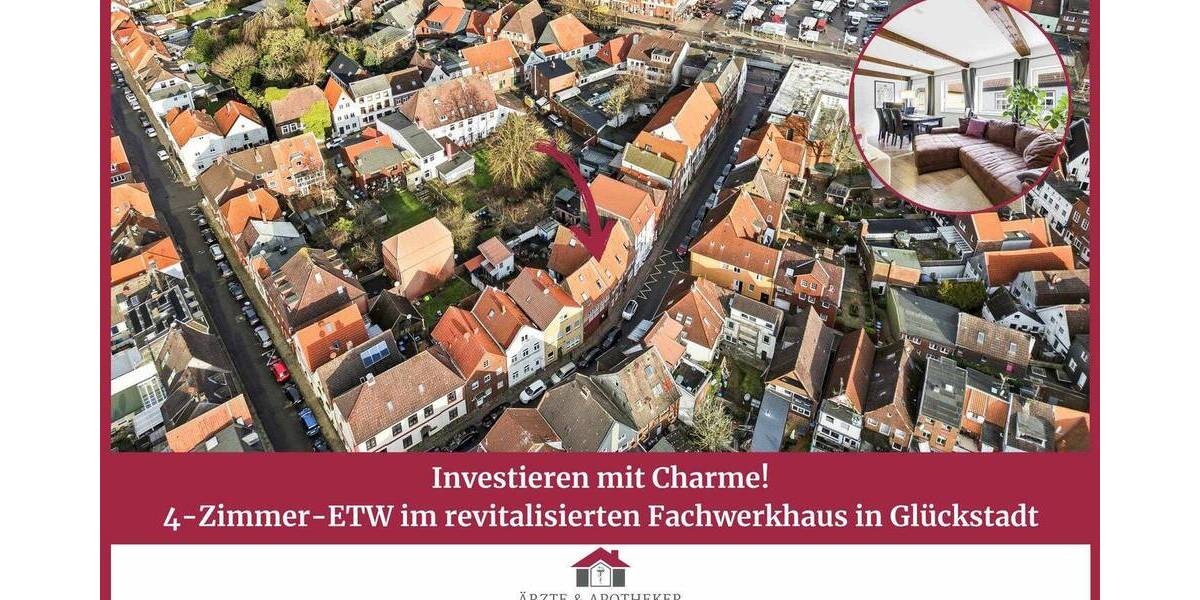 Etagenwohnung Glückstadt - 4 Zimmer, 103 m&sup2;, 198.000&euro; | Angebot:26910428