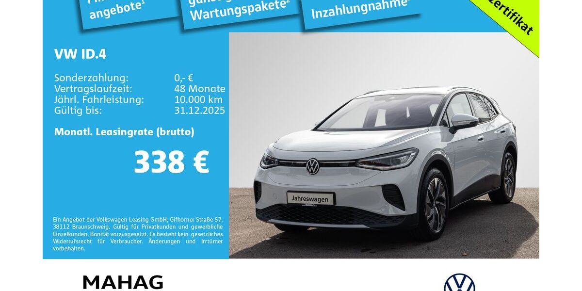 VW ID.4 5.291 km 29.910 &euro; München 81825