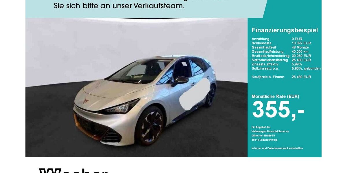 Cupra Born 25.563 km 25.480 &euro; Calw 75365