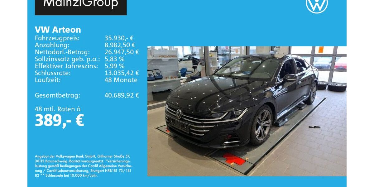 VW Arteon 40.000 km 35.930 &euro; Feldkirchen/Westerham 83620