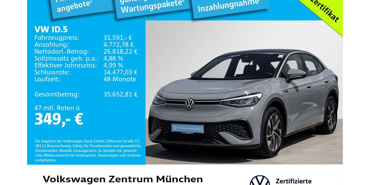 VW ID.5 38.221 km 30.892 &euro; München 80687