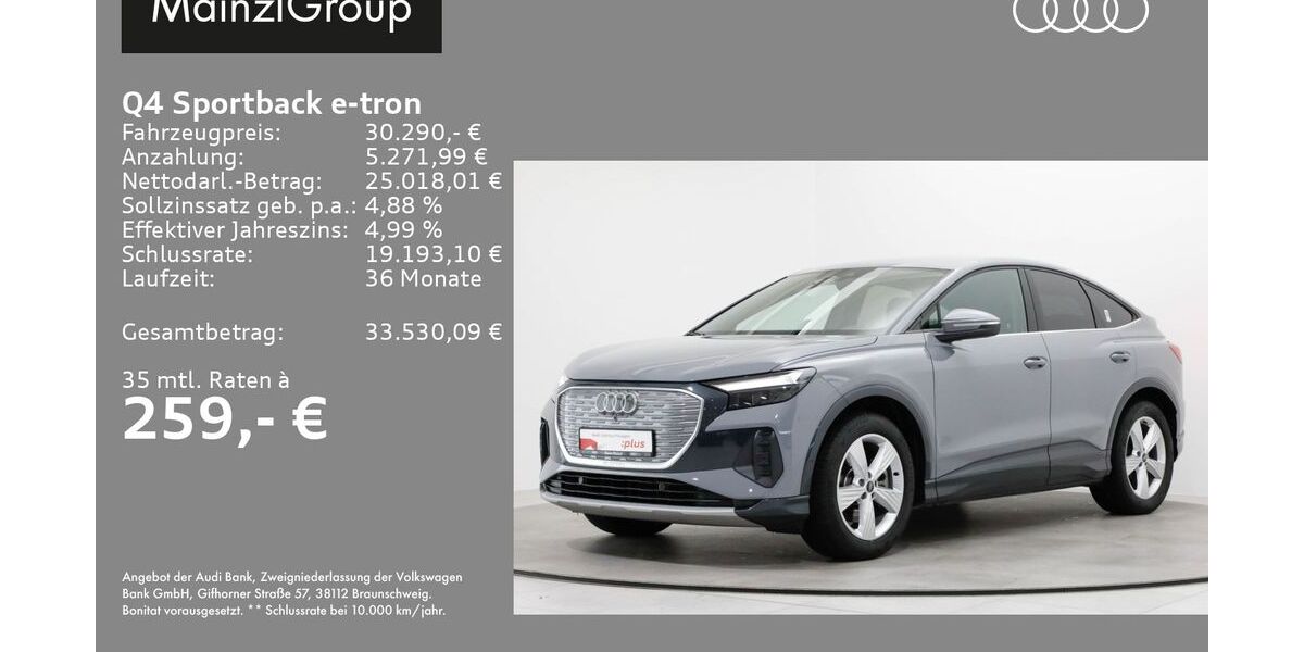 Audi Q4 e-tron 45.400 km 29.320 &euro; Feldkirchen/Westerham 83620