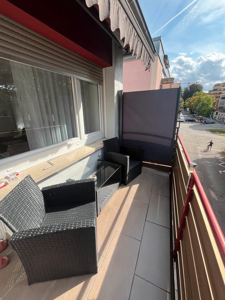 3-Zimmer-Wohnung mit 4. Zimmer im DG, 2 Balkone & Garage