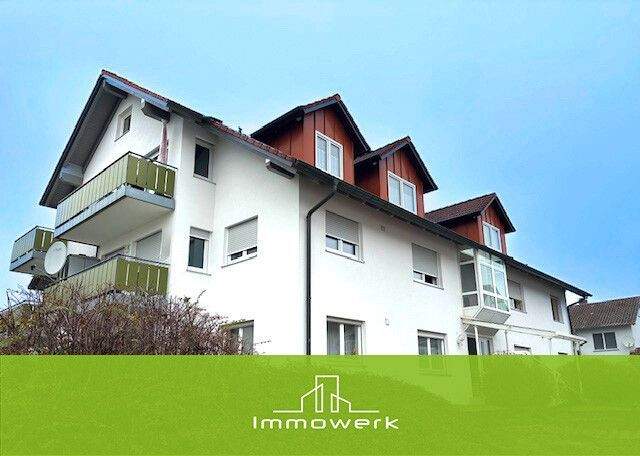 Schöne Dachgeschosswohnung mit Balkon und Tiefgaragenstellplatz in guter Lage von Bad Wurzach! 1 zimmer