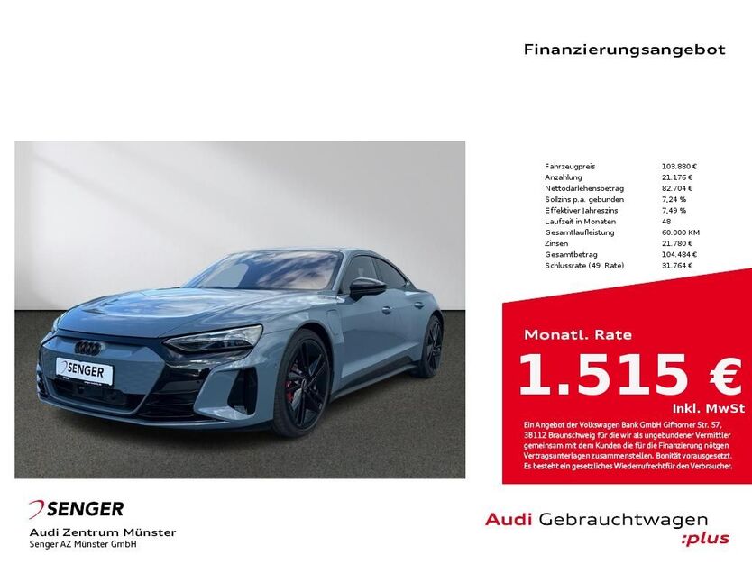 Audi RS e-tron GT 16.453 km 103.880 € Münster 48153
