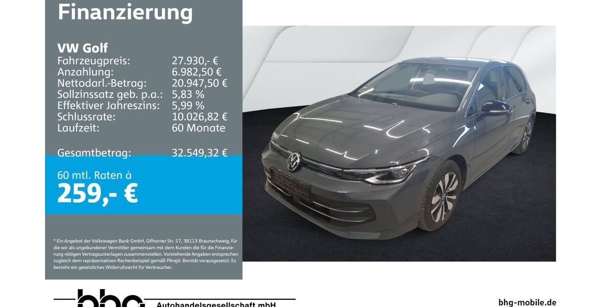 VW Golf 25.383 km 27.930 &euro; Kehl 77694