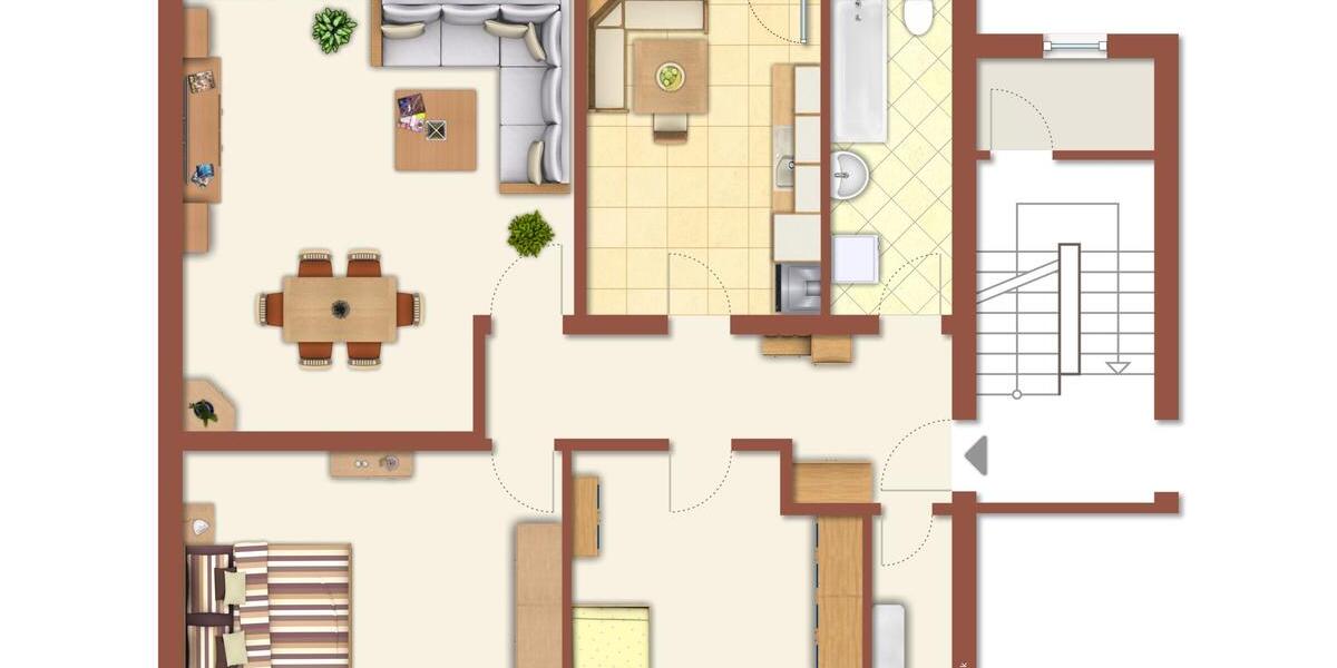 Etagenwohnung Meschede - 3 Zimmer, 82 m&sup2;, 450&euro; | Angebot:25781061