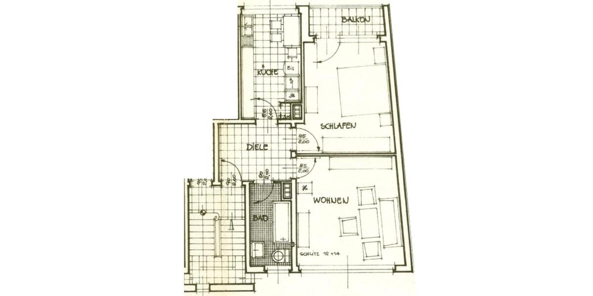 Etagenwohnung Langerwehe - 2 Zimmer, 58 m&sup2;, 421&euro; | Angebot:24876814