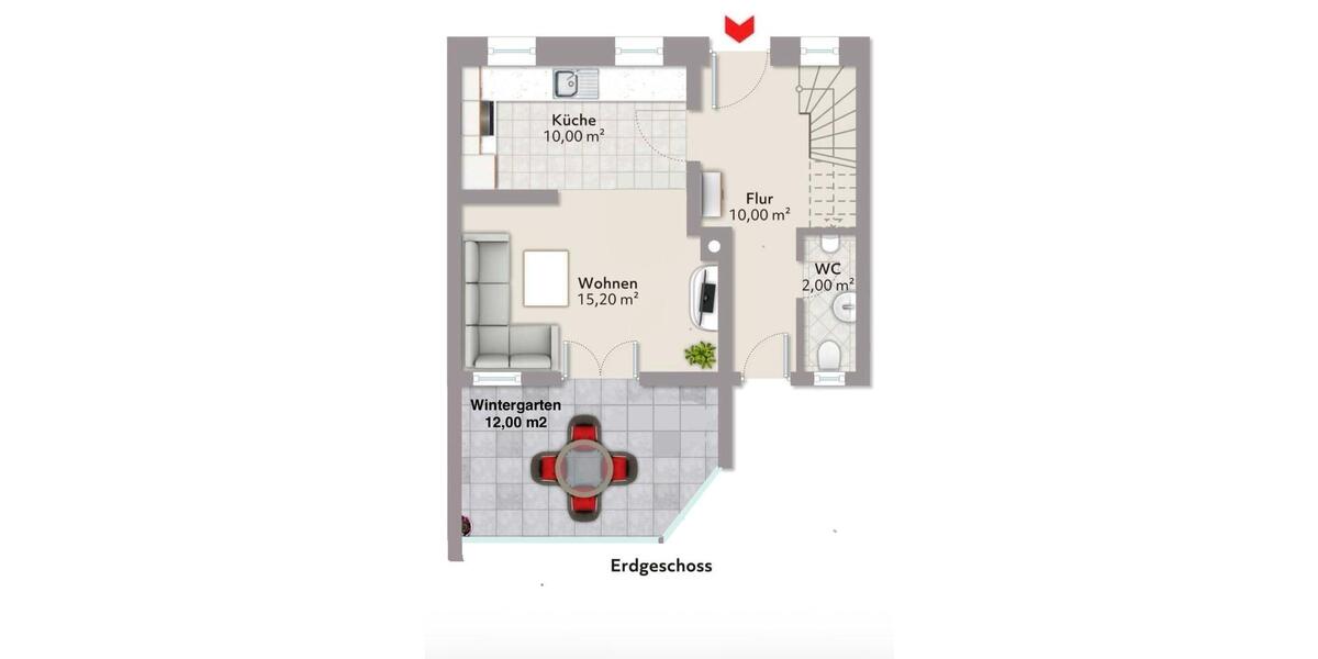 Reihenhaus Landsberg am Lech Ellighofen - 5 Zimmer, 113 m&sup2;, 610.000&euro; | Angebot:27019944