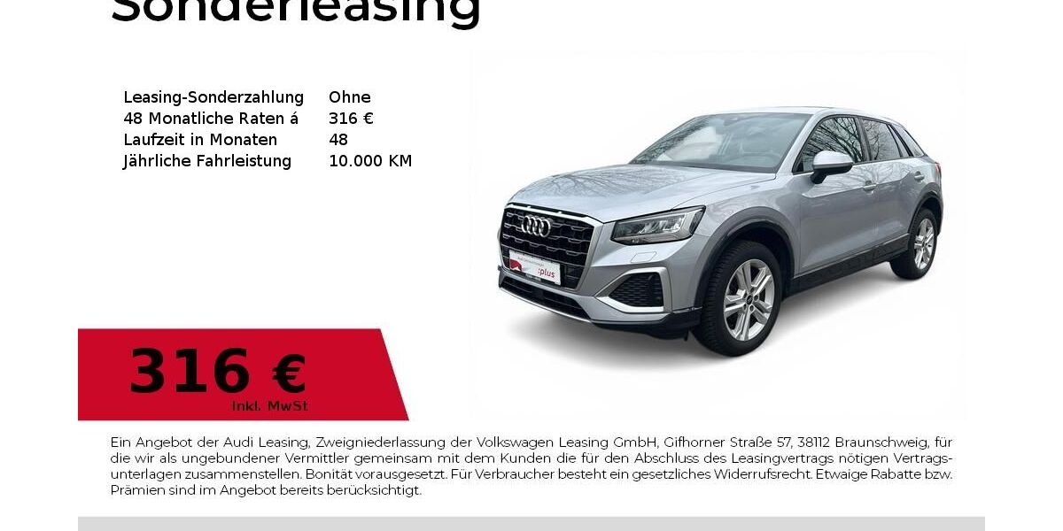 Audi Q2 21.552 km 26.770 &euro; Dessau-Roßlau 06844