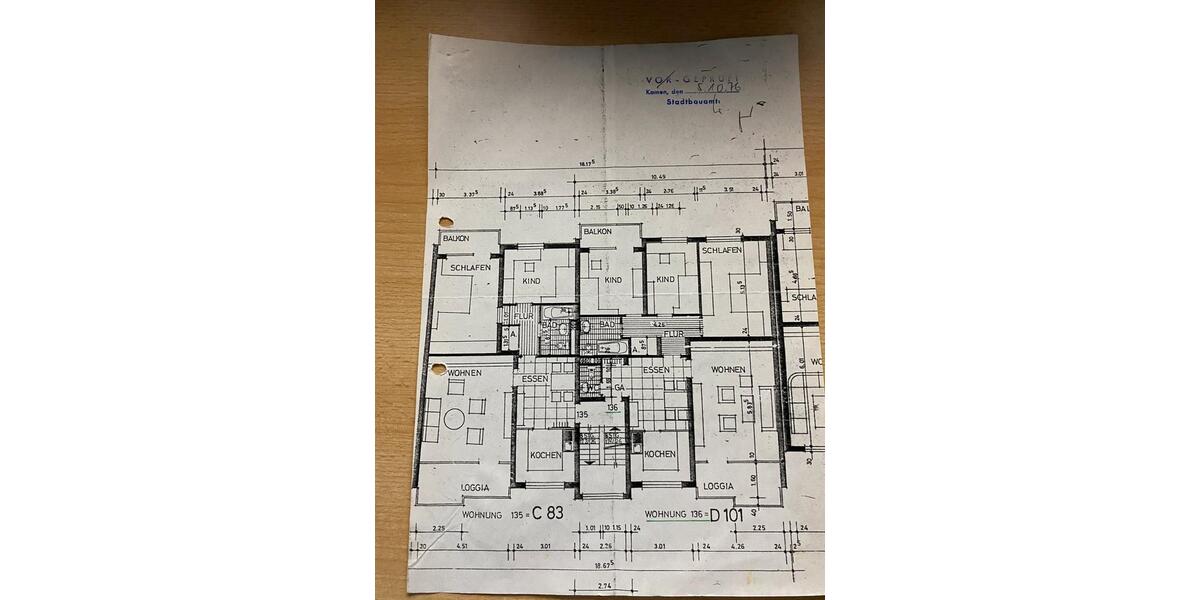 Etagenwohnung Kamen - 4 Zimmer, 101 m&sup2;, 125.000&euro; | Angebot:27157684