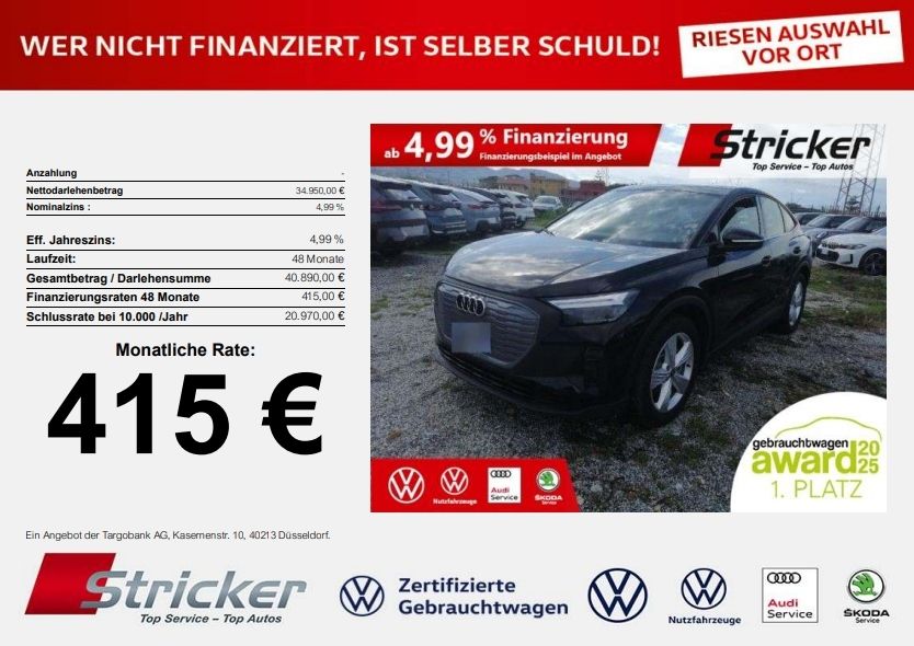 Audi Q4 e-tron 22.485 km 34.949 &euro; Horn-Bad Meinberg 32805