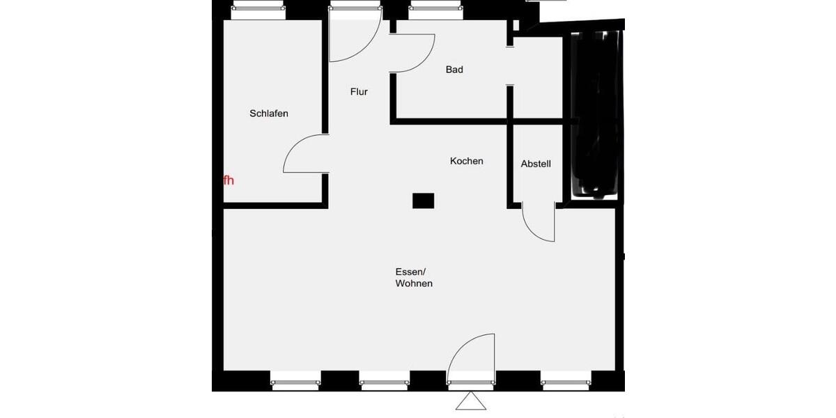 Erdgeschoßwohnung Nordkirchen - 2 Zimmer, 55 m&sup2;, 590&euro; | Angebot:25492025