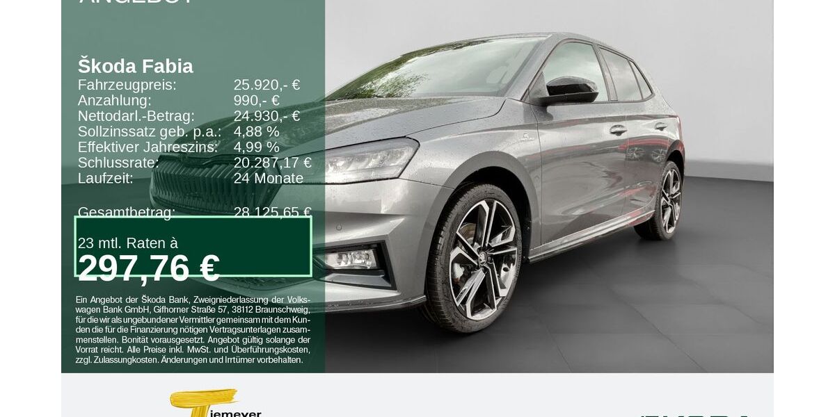 Skoda Fabia 4.999 km 25.920 € Remscheid 42857