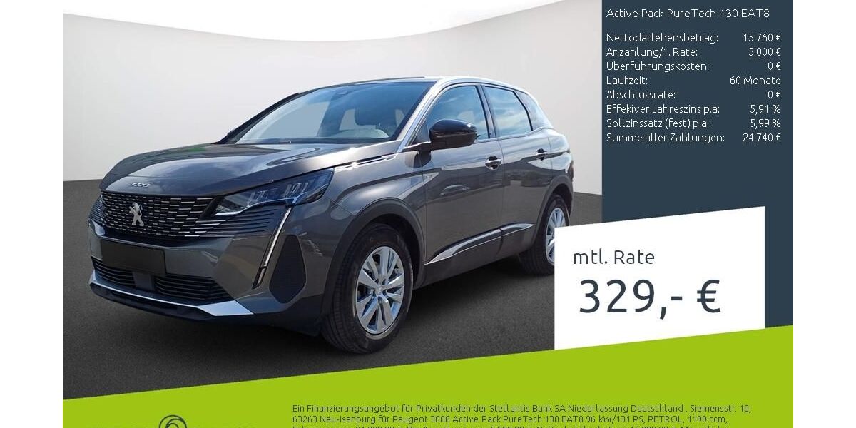 Peugeot 3008 19.282 km 19.420 &euro; Borken 46325