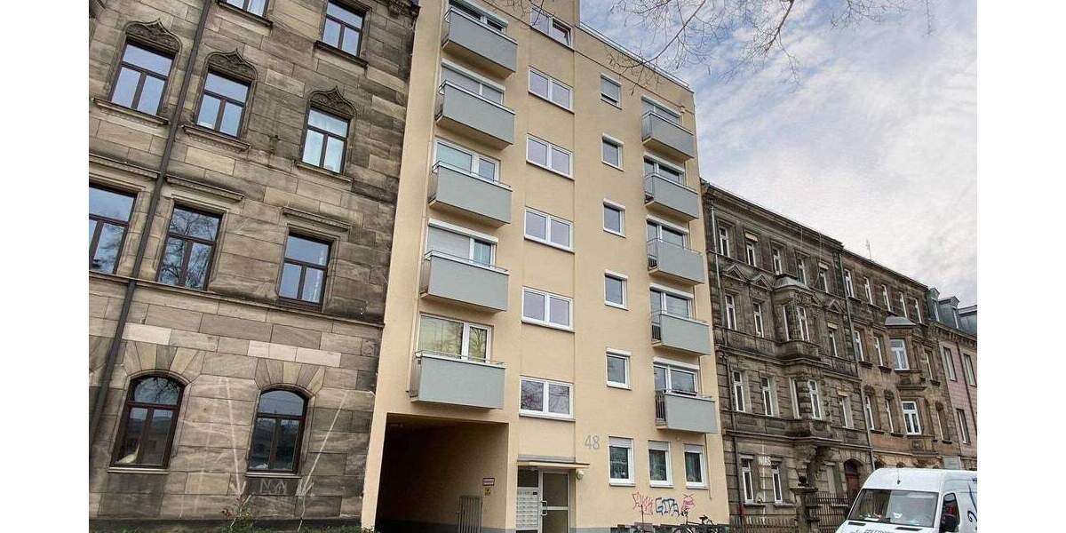 Etagenwohnung Fürth Südstadt - 1 Zimmer, 36 m&sup2;, 147.000&euro; | Angebot:25192170