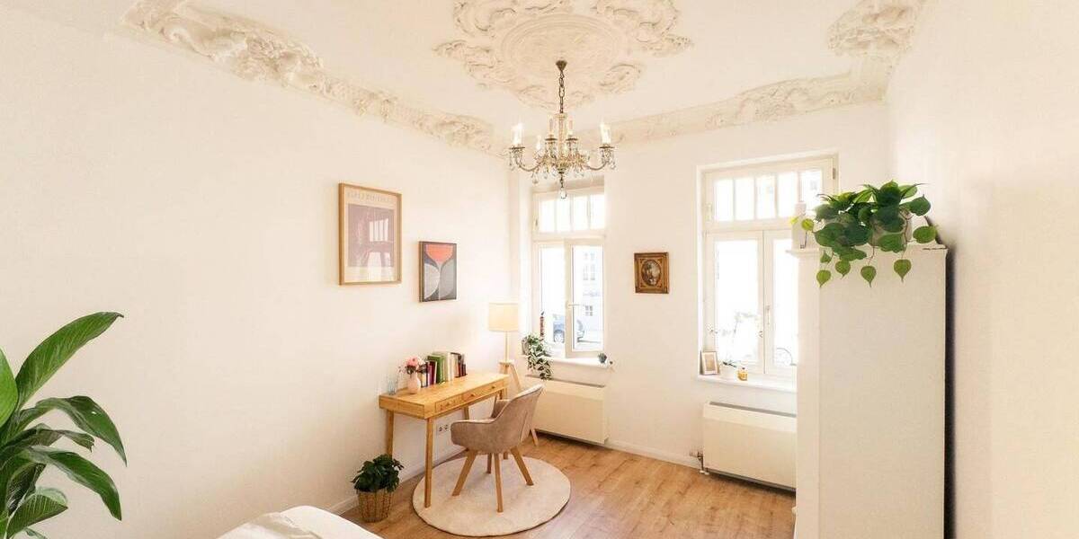 Etagenwohnung Leipzig Südvorstadt - 2 Zimmer, 54 m&sup2;, 700&euro; | Angebot:26814399