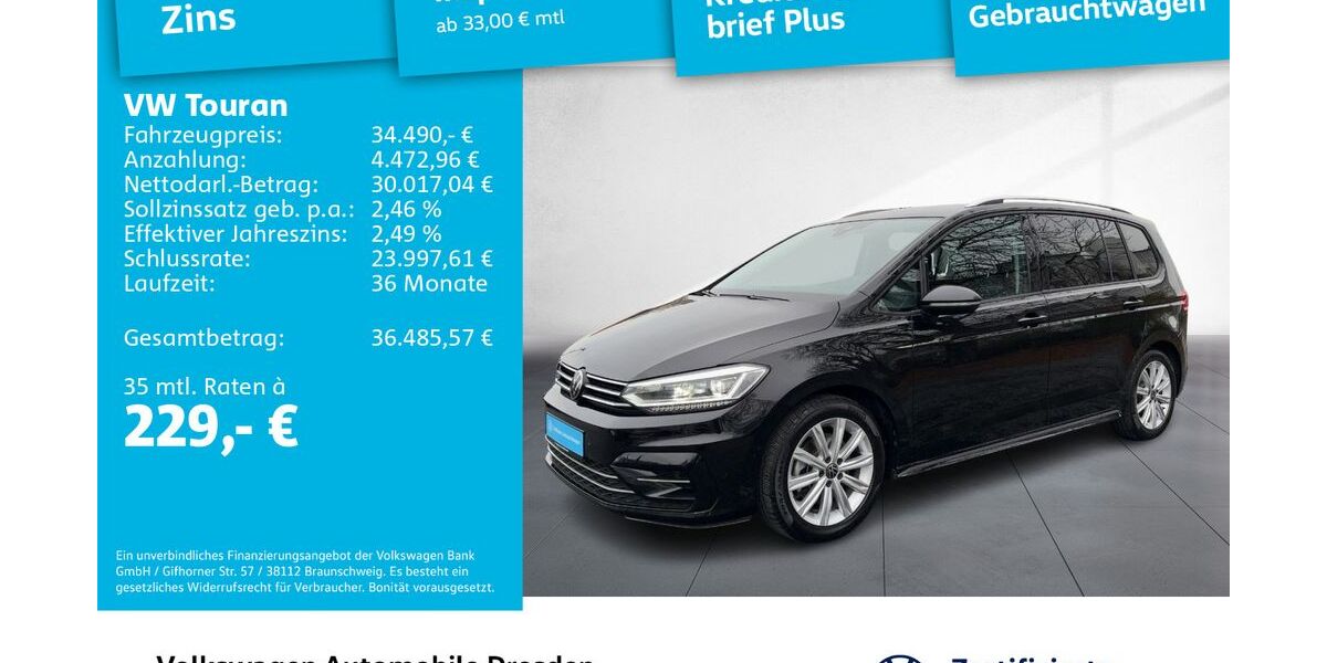 VW Touran 25.434 km 34.490 &euro; Dresden 01067