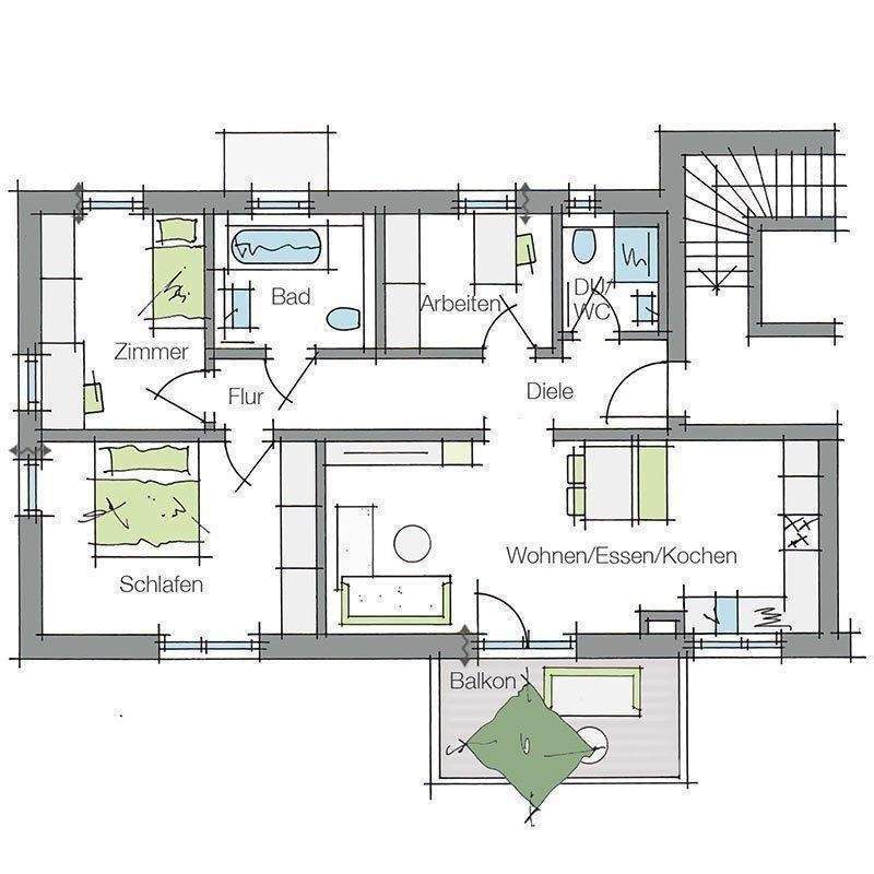 Sicherheit, Planbarkeit und Komfortabel 4 zimmer