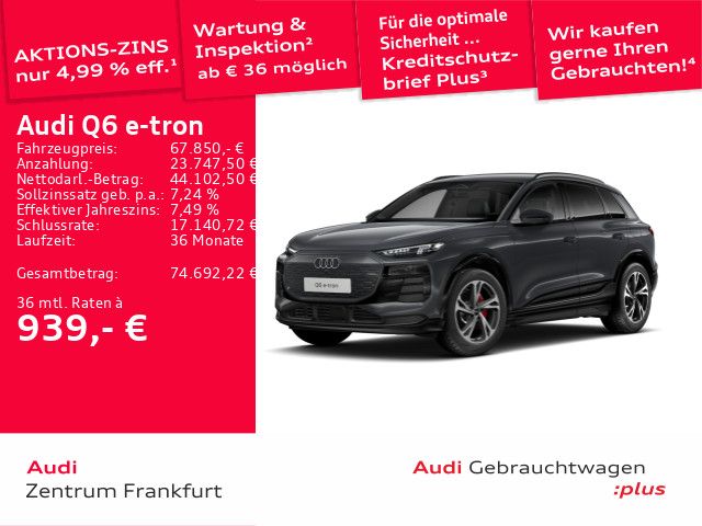 Audi Q6 e-tron 12.142 km 67.850 &euro; Frankfurt am Main 60326