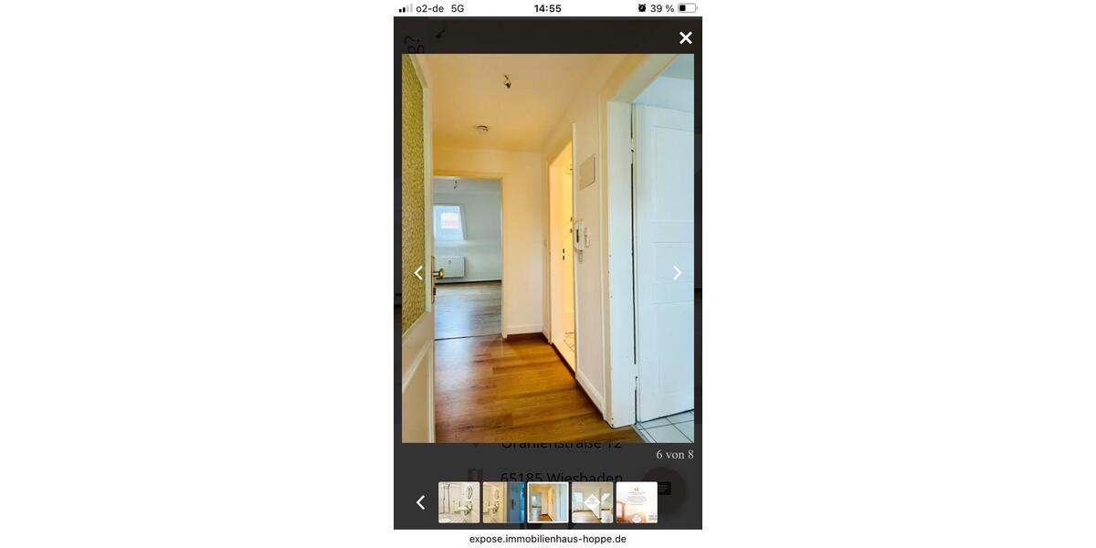 Dachgeschoßwohnung Wiesbaden Südost - 1 Zimmer, 45 m&sup2;, 760&euro; | Angebot:25964084