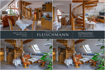 Ebenen-Wechsel: Wohnen mit Eigenheim-Vibe - Wohnung Suhl Schmiedefeld am Rennsteig | Angebot:26181265