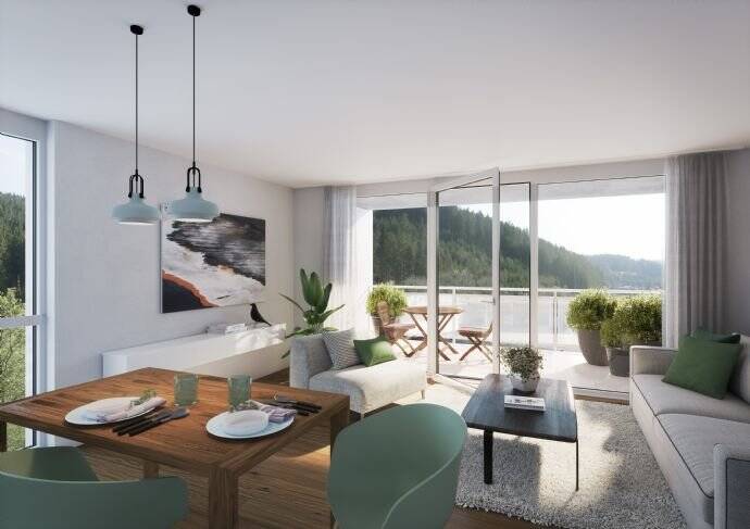 Etagenwohnung Furtwangen im Schwarzwald Stadtgebiet - 3 Zimmer, 68 m&sup2;, 330.000&euro; | Angebot:25669287