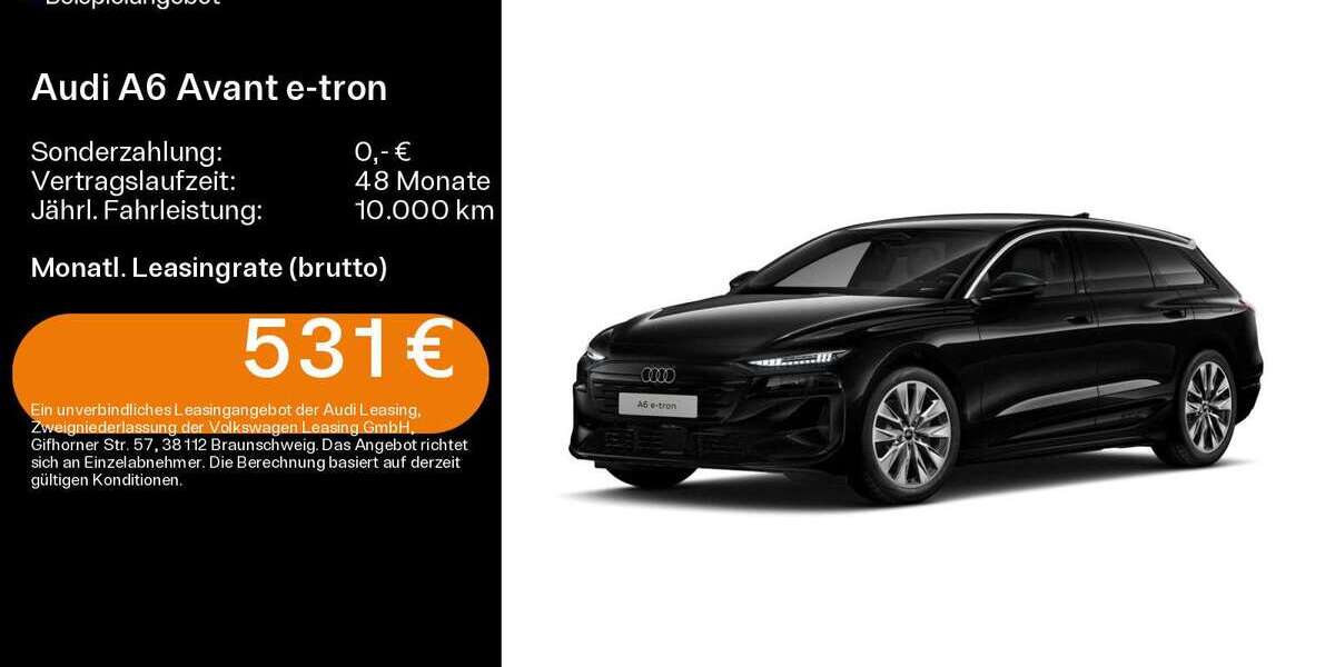 Audi A6 e-tron 14.600 km 54.449 &euro; Linsengericht 63589